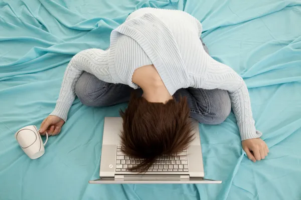 exhausted women